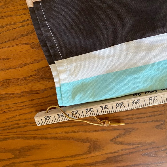 Kate Spade used Shower Curtain with Ribbons stripes- in Great condition - Picture 4 of 6